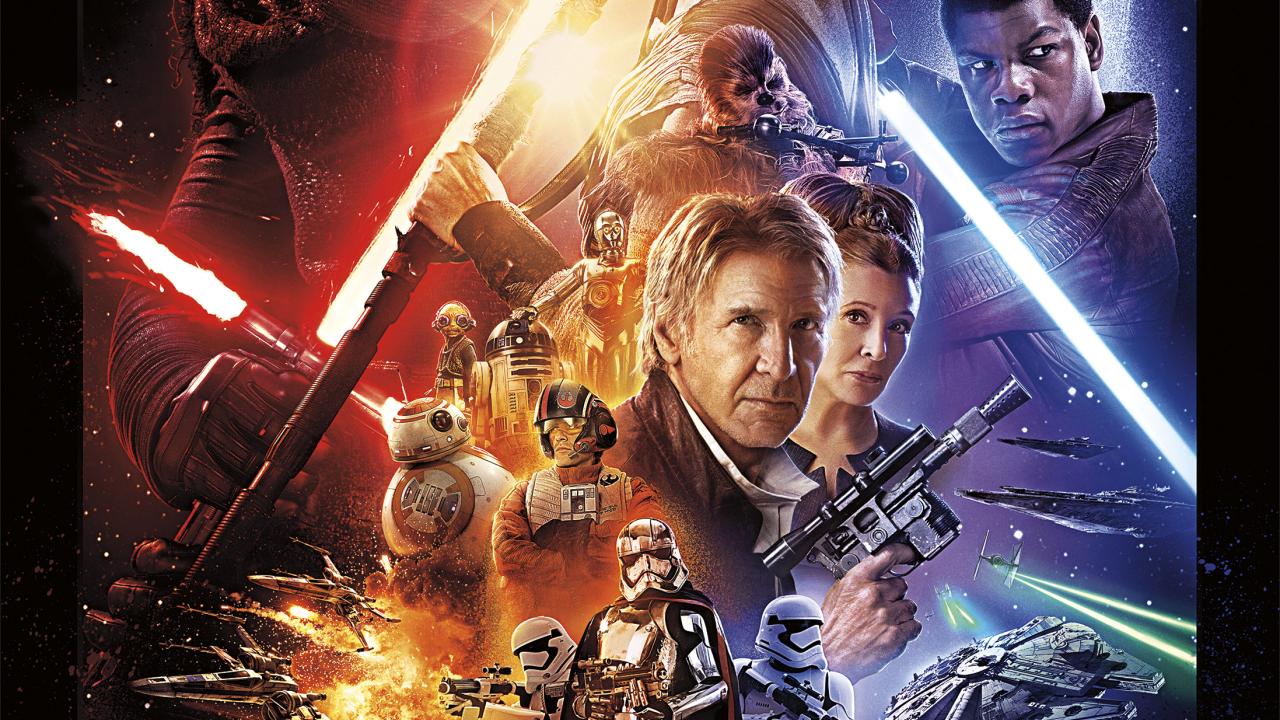 Star Wars The Force Awakens movie poster