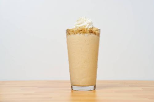 Peach cobbler milkshake